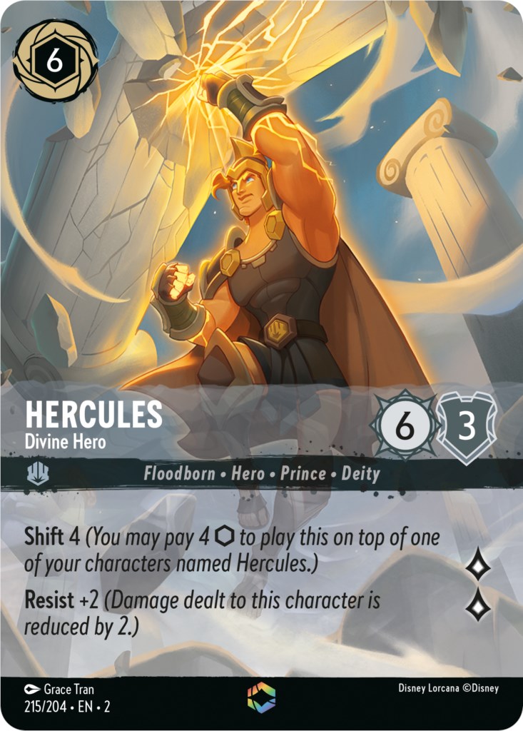 Hercules - Divine Hero (Enchanted) (215/204) [Rise of the Floodborn] | Jack's On Queen