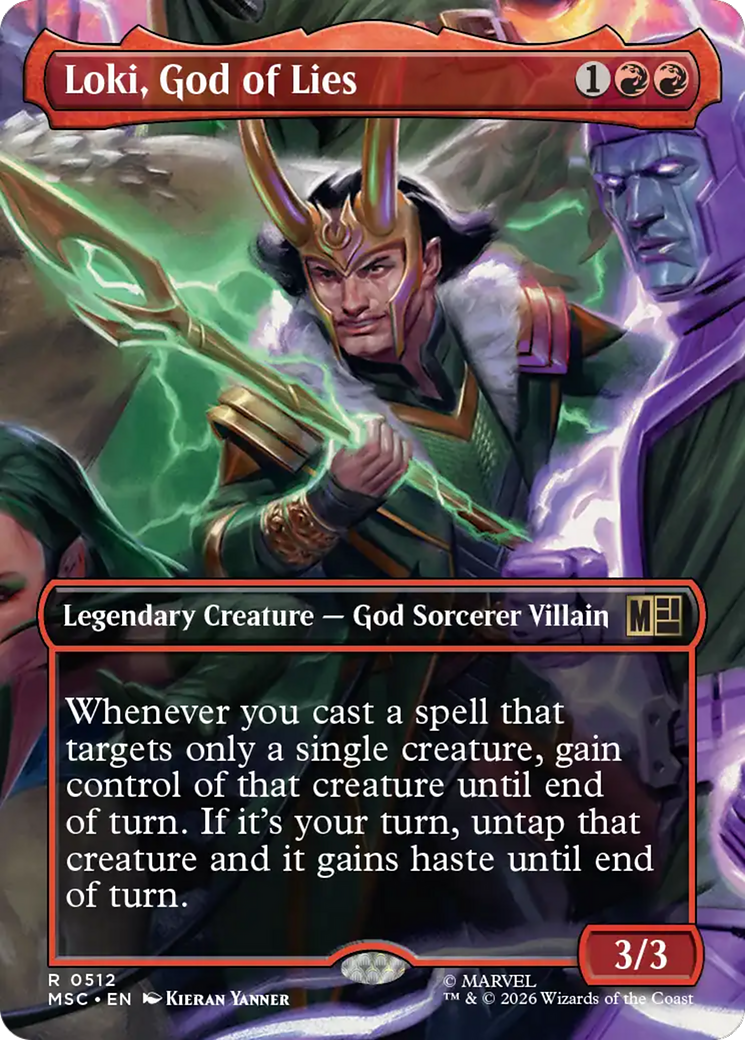 Loki, God of Lies (Borderless) [Marvel Super Heroes Commander] | Jack's On Queen