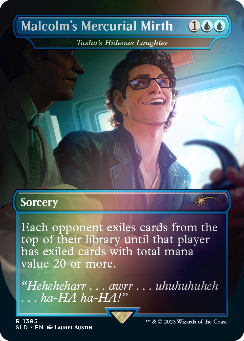 Malcolm's Mercurial Mirth - Tasha's Hideous Laughter (Rainbow Foil) [Secret Lair Drop Series] | Jack's On Queen