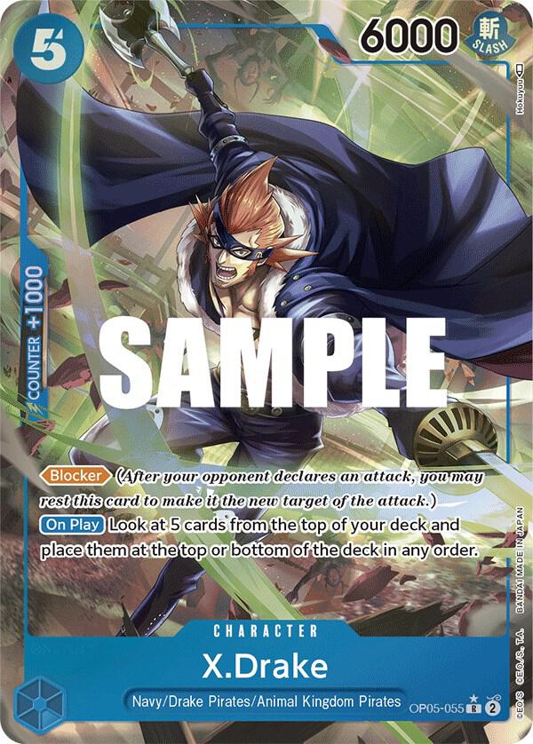 X.Drake (Alternate Art) (OP05-055) [Awakening of the New Era] | Jack's On Queen