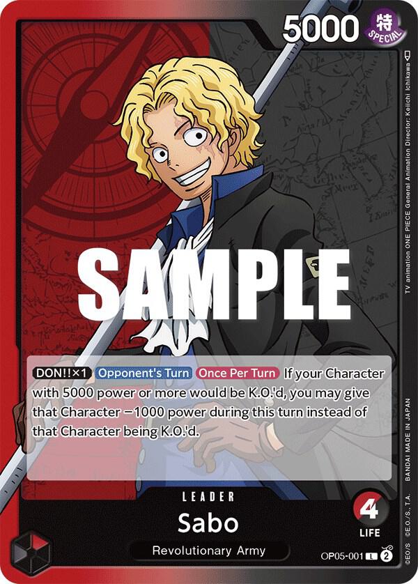Sabo (001) (OP05-001) [Awakening of the New Era] | Jack's On Queen