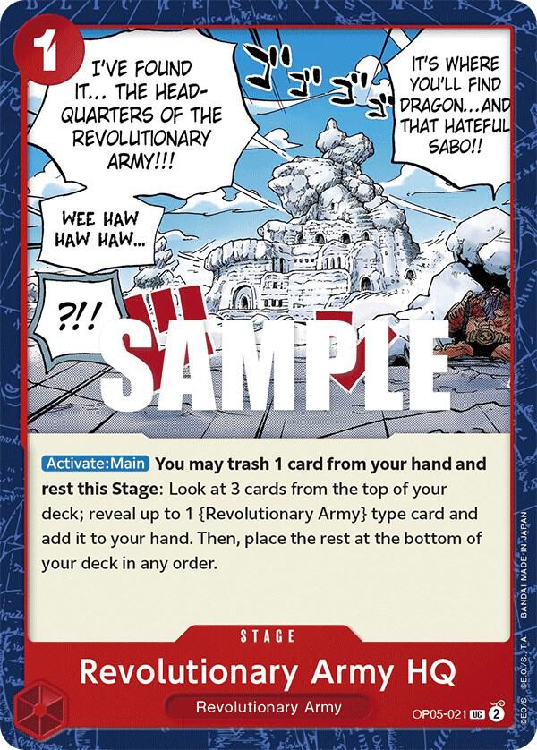 Revolutionary Army HQ (OP05-021) [Awakening of the New Era] | Jack's On Queen