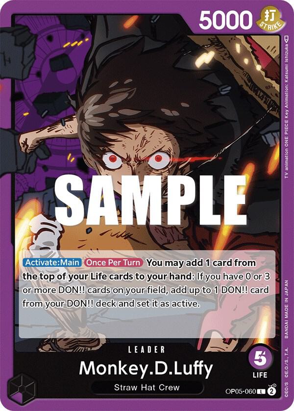 Monkey.D.Luffy (060) (OP05-060) [Awakening of the New Era] | Jack's On Queen