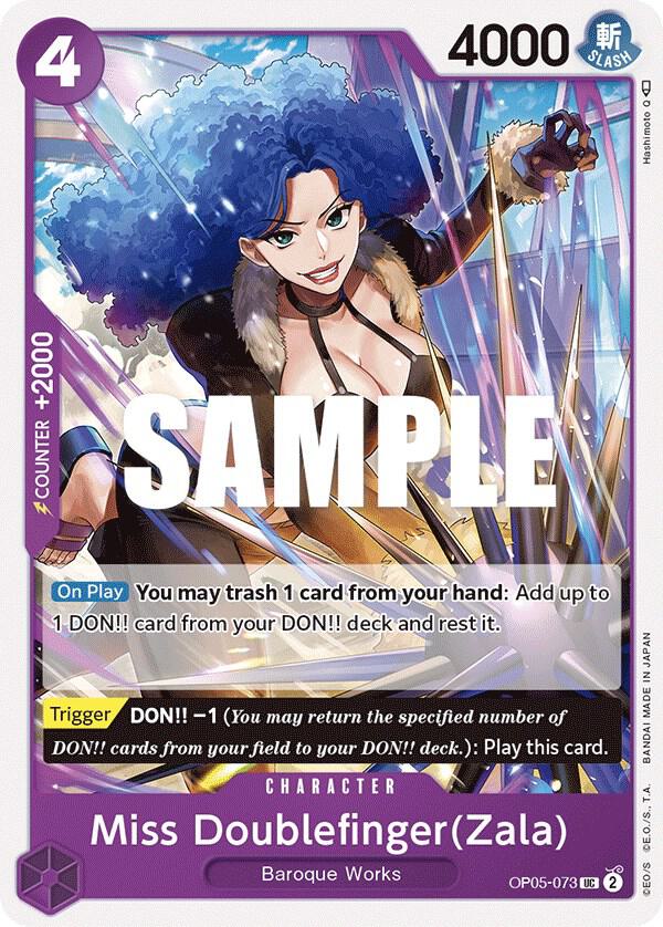 Miss Doublefinger(Zala) (OP05-073) [Awakening of the New Era] | Jack's On Queen