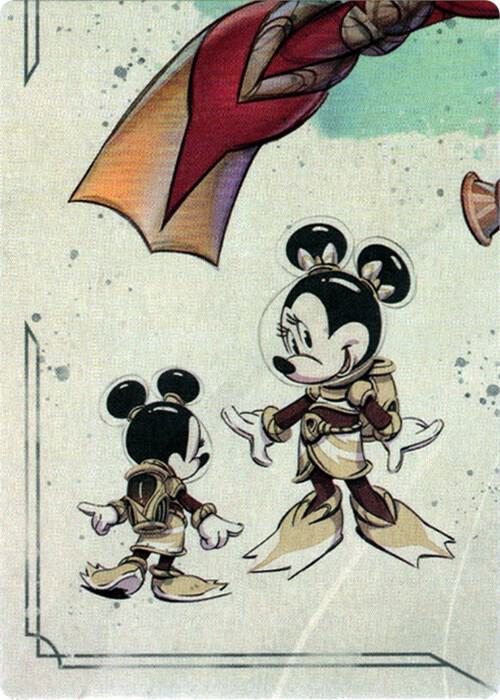 Minnie Mouse - Wide-Eyed Diver Puzzle Insert (Bottom Left) [Rise of the Floodborn] | Jack's On Queen