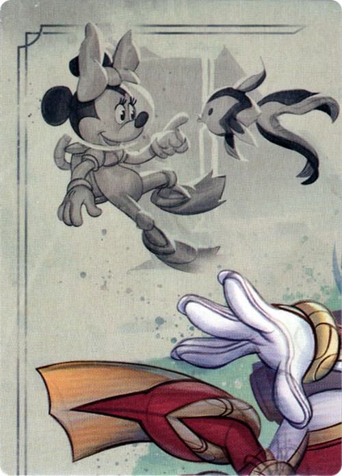 Minnie Mouse - Wide-Eyed Diver Puzzle Insert (Top Left) [Rise of the Floodborn] | Jack's On Queen