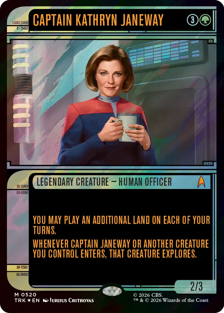 Captain Kathryn Janeway (Showcase) (Surge Foil) [Star Trek] | Jack's On Queen