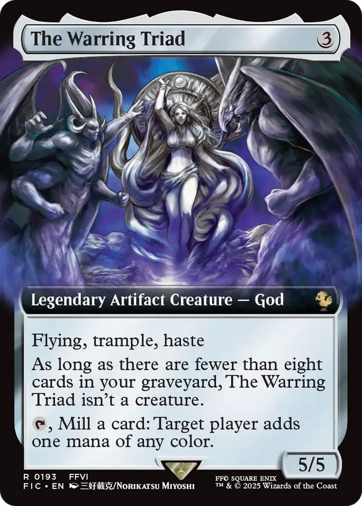 The Warring Triad (Extended Art) [FINAL FANTASY Commander] | Jack's On Queen