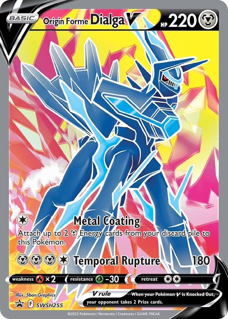 Origin Forme Dialga V (SWSH255) [Sword & Shield: Black Star Promos] | Jack's On Queen