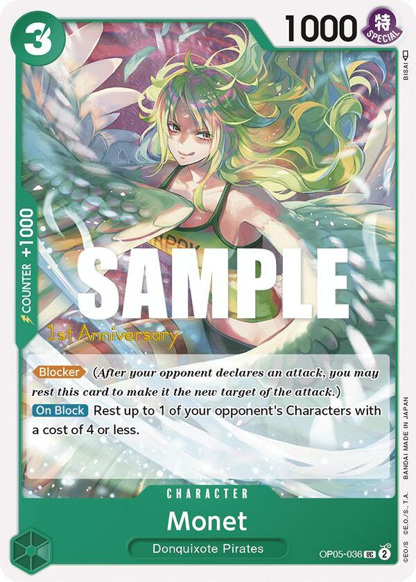 Monet (OP05-036) [Awakening of the New Era: 1st Anniversary Tournament Cards] | Jack's On Queen