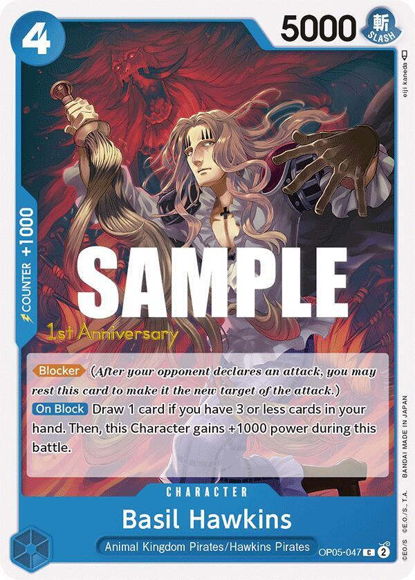 Basil Hawkins (OP05-047) [Awakening of the New Era: 1st Anniversary Tournament Cards] | Jack's On Queen