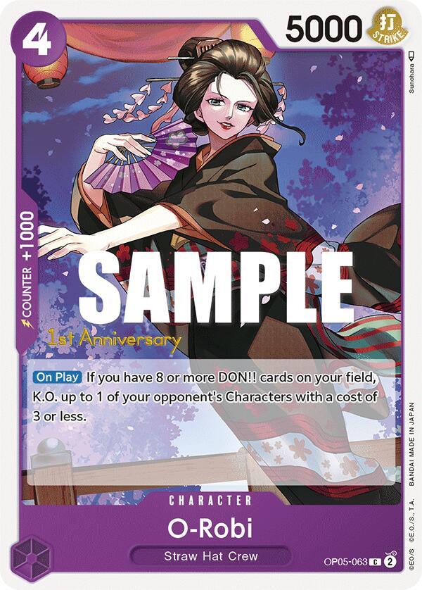 O-Robi (OP05-063) [Awakening of the New Era: 1st Anniversary Tournament Cards] | Jack's On Queen