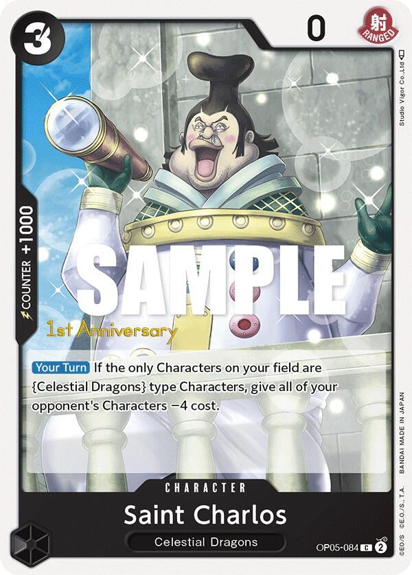Saint Charlos (OP05-084) [Awakening of the New Era: 1st Anniversary Tournament Cards] | Jack's On Queen