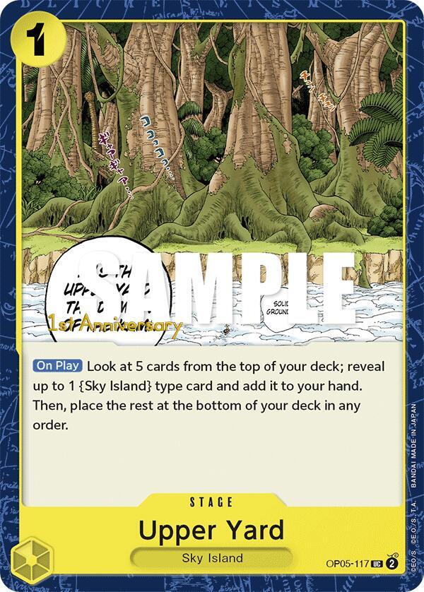 Upper Yard (OP05-117) [Awakening of the New Era: 1st Anniversary Tournament Cards] | Jack's On Queen
