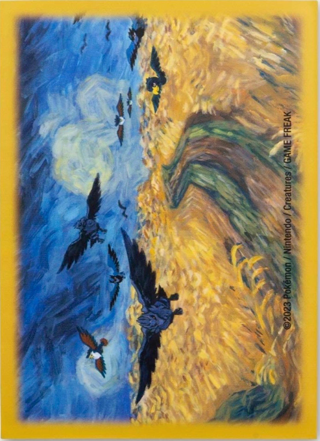 Card Sleeves - Corviknight Inspired by Wheatfield with Crows (Pokemon Center × Van Gogh Museum) | Jack's On Queen