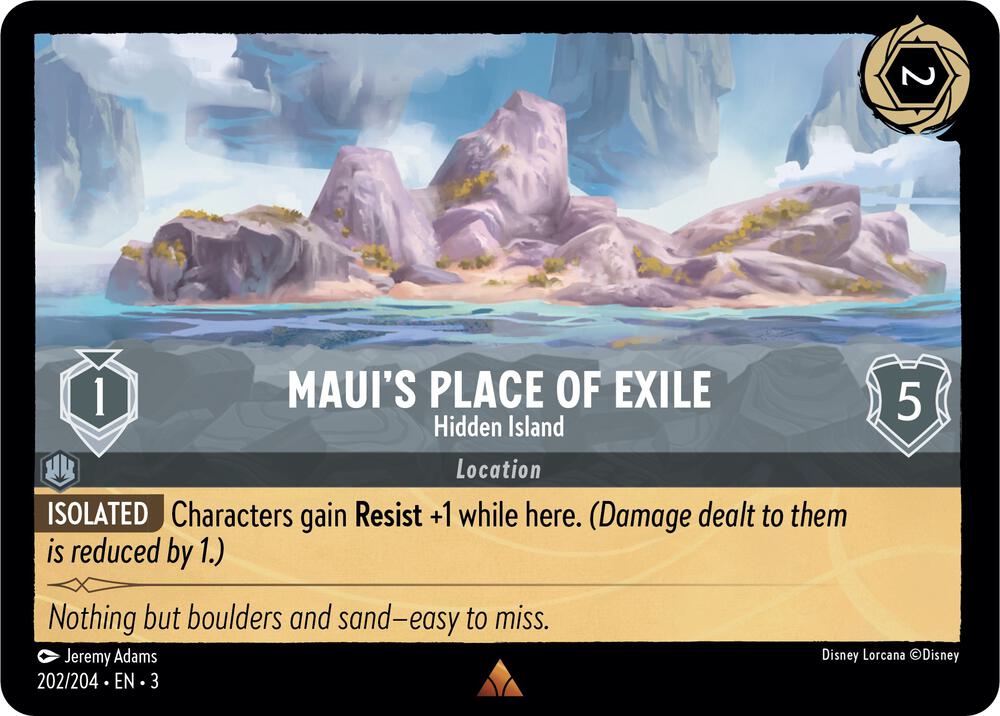 Maui's Place of Exile - Hidden Island (202/204) [Into the Inklands] | Jack's On Queen