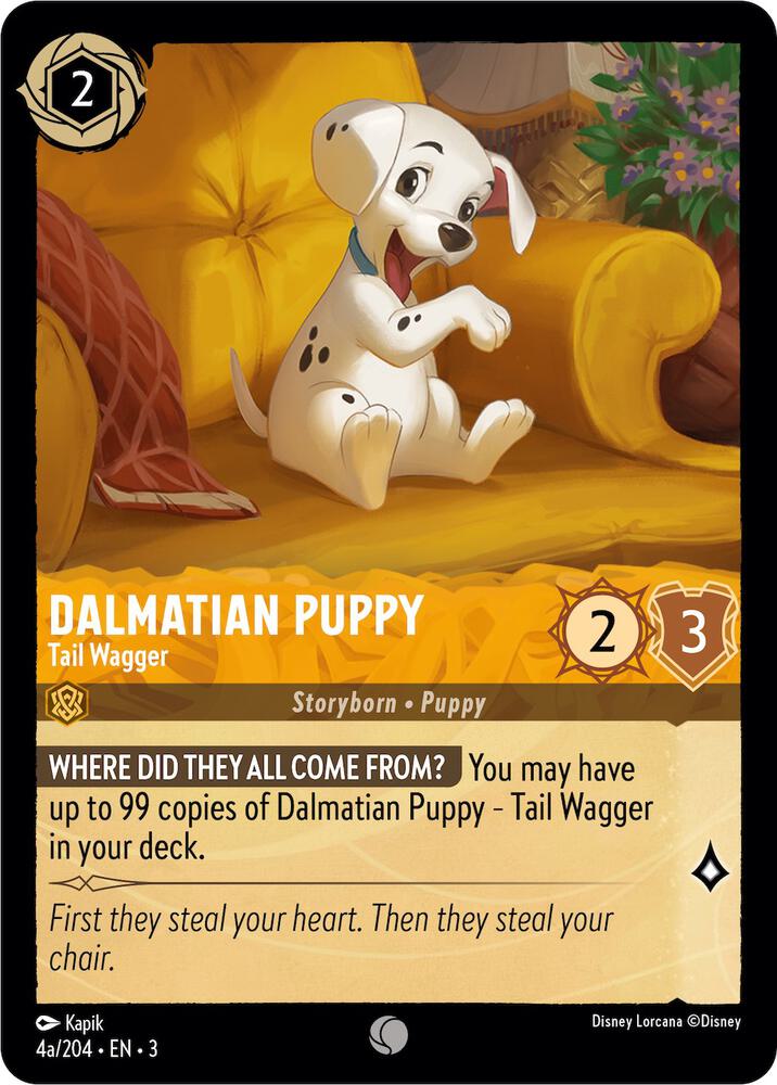 Dalmatian Puppy - Tail Wagger (4a/204) (4a/204) [Into the Inklands] | Jack's On Queen