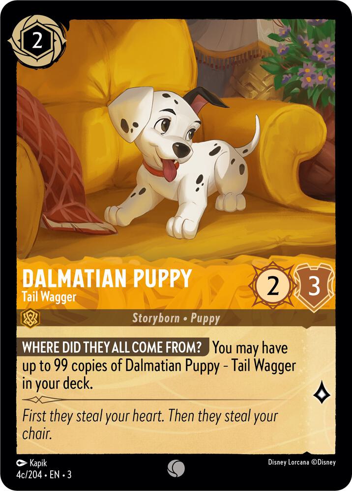 Dalmatian Puppy - Tail Wagger (4c/204) (4c/204) [Into the Inklands] | Jack's On Queen