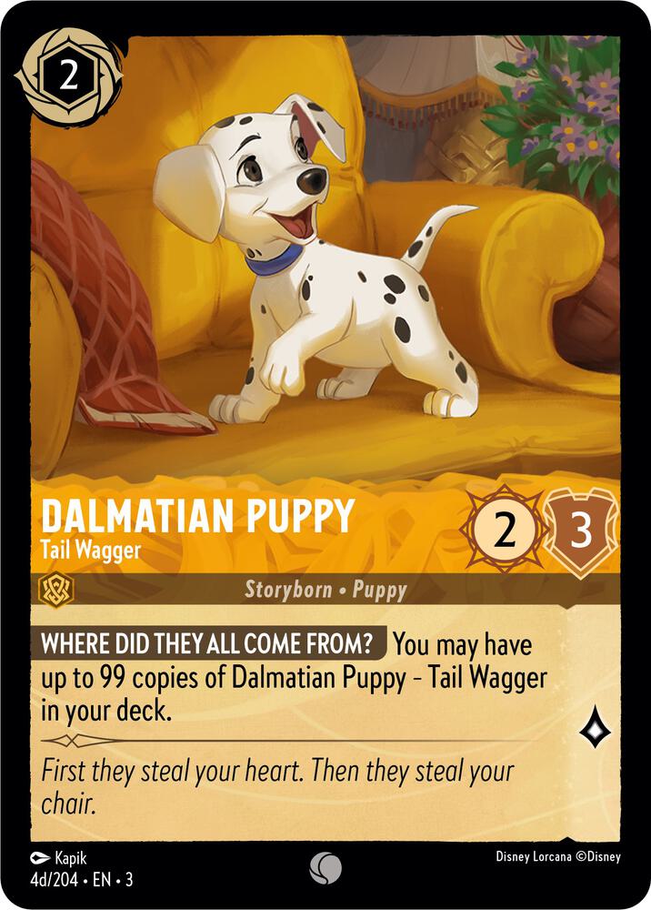 Dalmatian Puppy - Tail Wagger (4d/204) (4d/204) [Into the Inklands] | Jack's On Queen