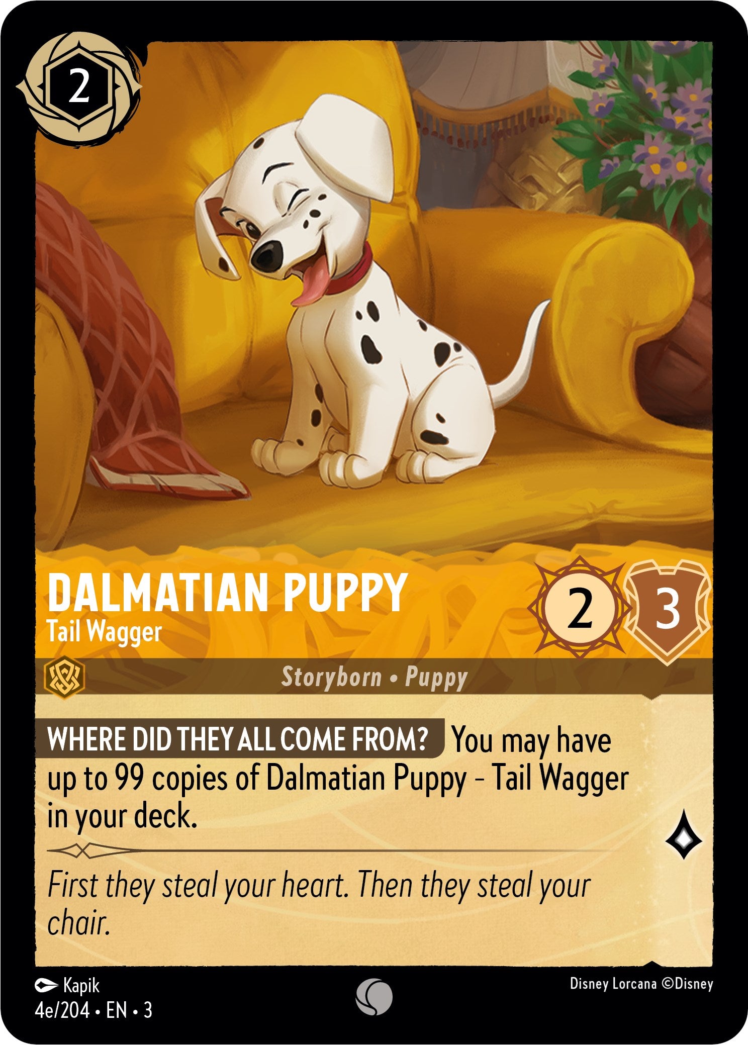 Dalmatian Puppy - Tail Wagger (4e) (4e/204) [Into the Inklands] | Jack's On Queen
