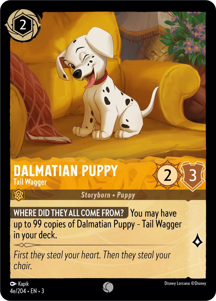 Dalmatian Puppy - Tail Wagger (4e/204) (4e/204) [Into the Inklands] | Jack's On Queen