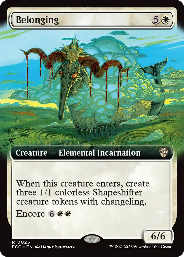 Belonging (Extended Art) [Lorwyn Eclipsed Commander] | Jack's On Queen