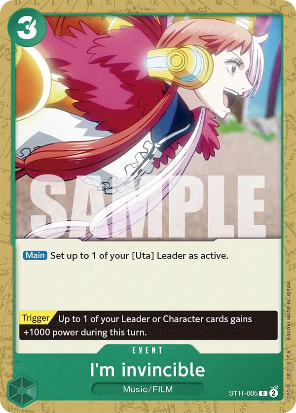 I'm invincible (ST11-005) [Starter Deck 11: Uta] | Jack's On Queen