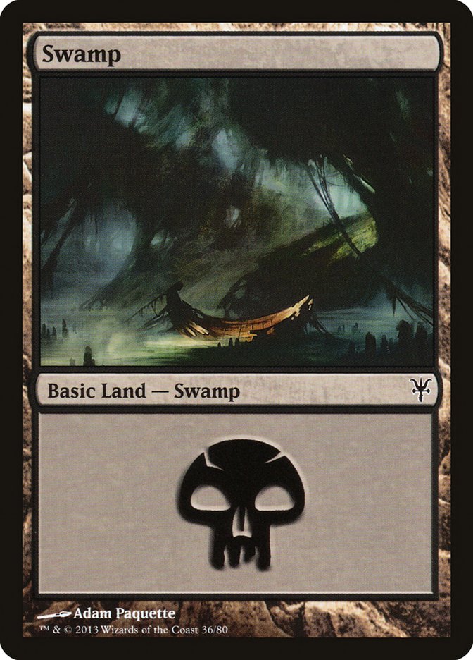 Swamp (36) [Duel Decks: Sorin vs. Tibalt] | Jack's On Queen