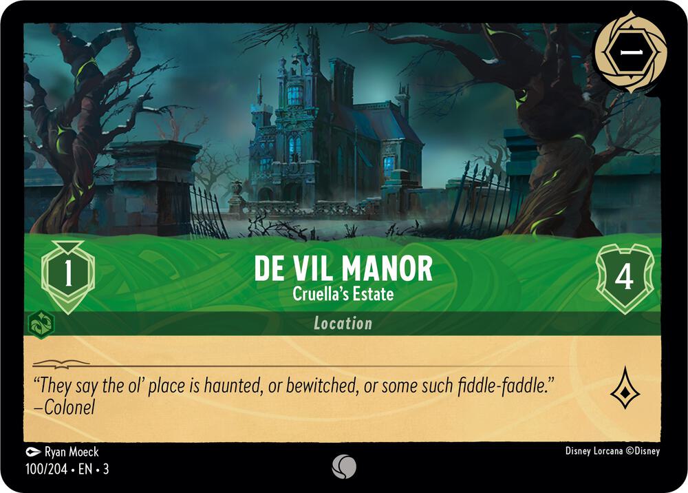 De Vil Manor - Cruella's Estate (100/204) [Into the Inklands] | Jack's On Queen