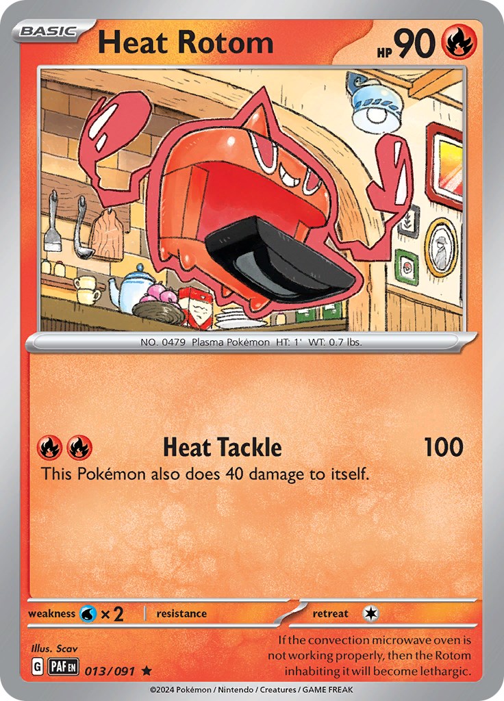 Heat Rotom (013/091) [Scarlet & Violet: Paldean Fates] | Jack's On Queen