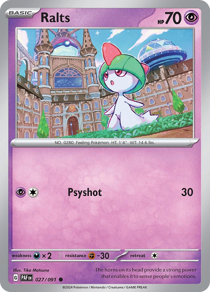 Ralts (027/091) [Scarlet & Violet: Paldean Fates] | Jack's On Queen