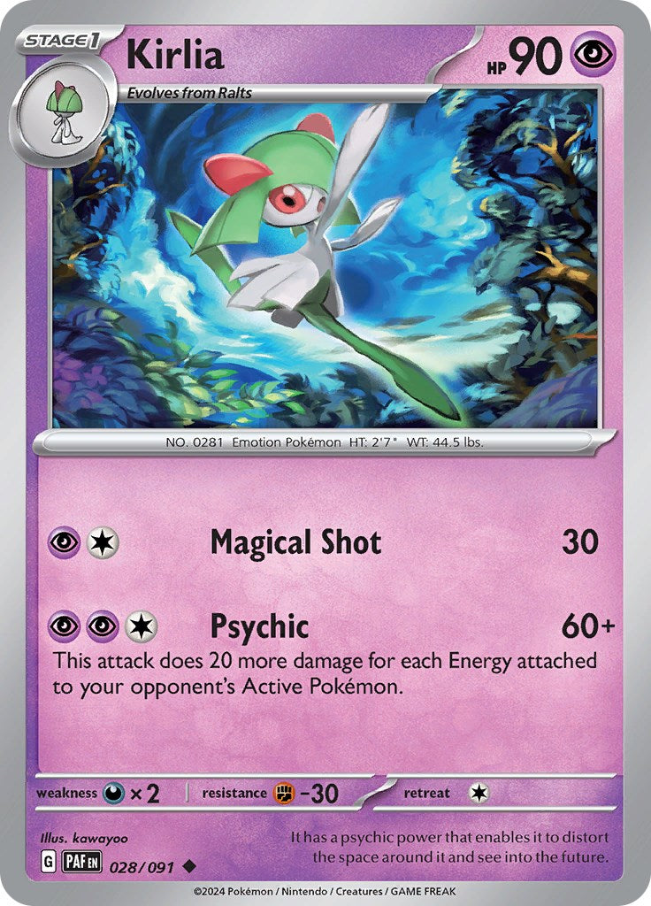 Kirlia (028/091) [Scarlet & Violet: Paldean Fates] | Jack's On Queen