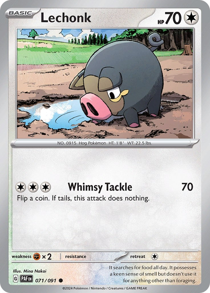 Lechonk (071/091) [Scarlet & Violet: Paldean Fates] | Jack's On Queen