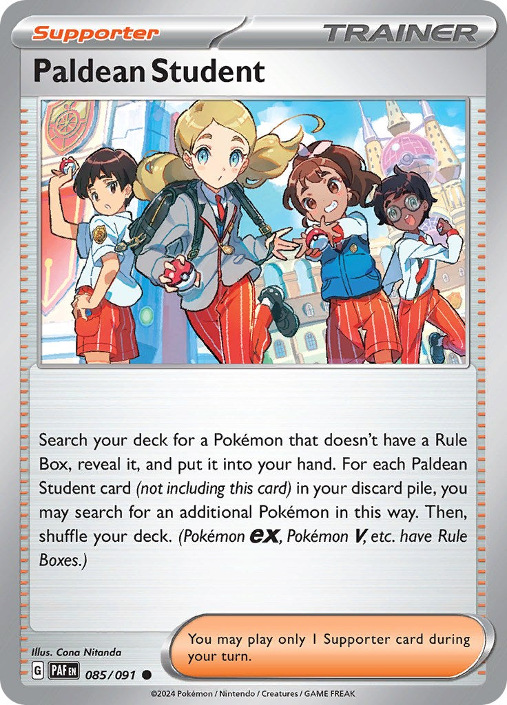 Paldean Student (085/091) [Scarlet & Violet: Paldean Fates] | Jack's On Queen