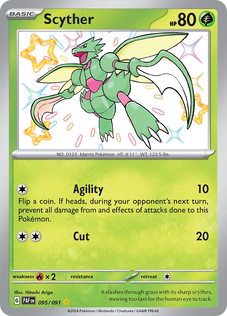 Scyther (095/091) [Scarlet & Violet: Paldean Fates] | Jack's On Queen