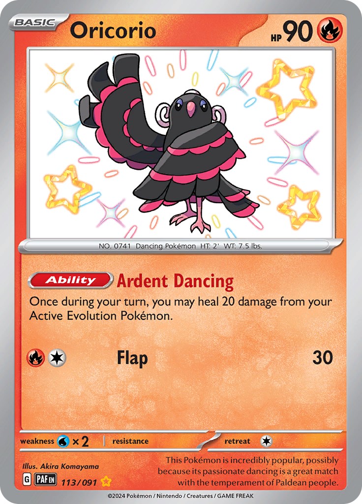 Oricorio (113/091) [Scarlet & Violet: Paldean Fates] | Jack's On Queen