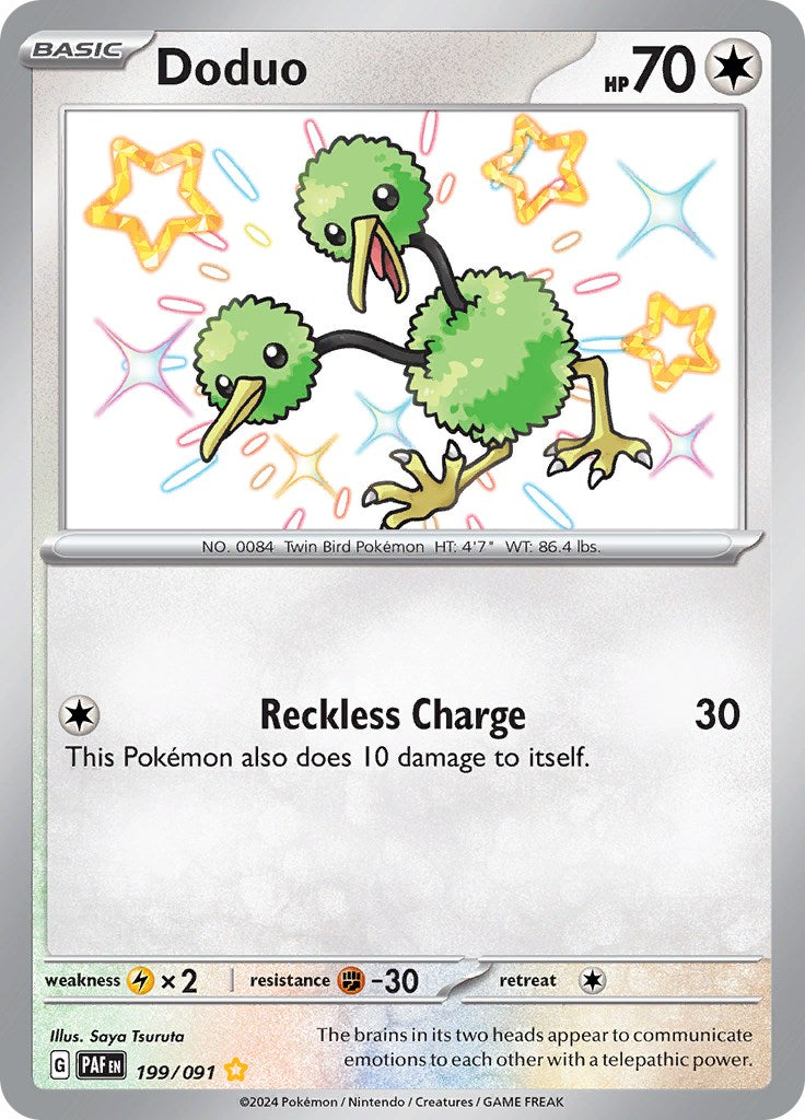 Doduo (199/091) [Scarlet & Violet: Paldean Fates] | Jack's On Queen