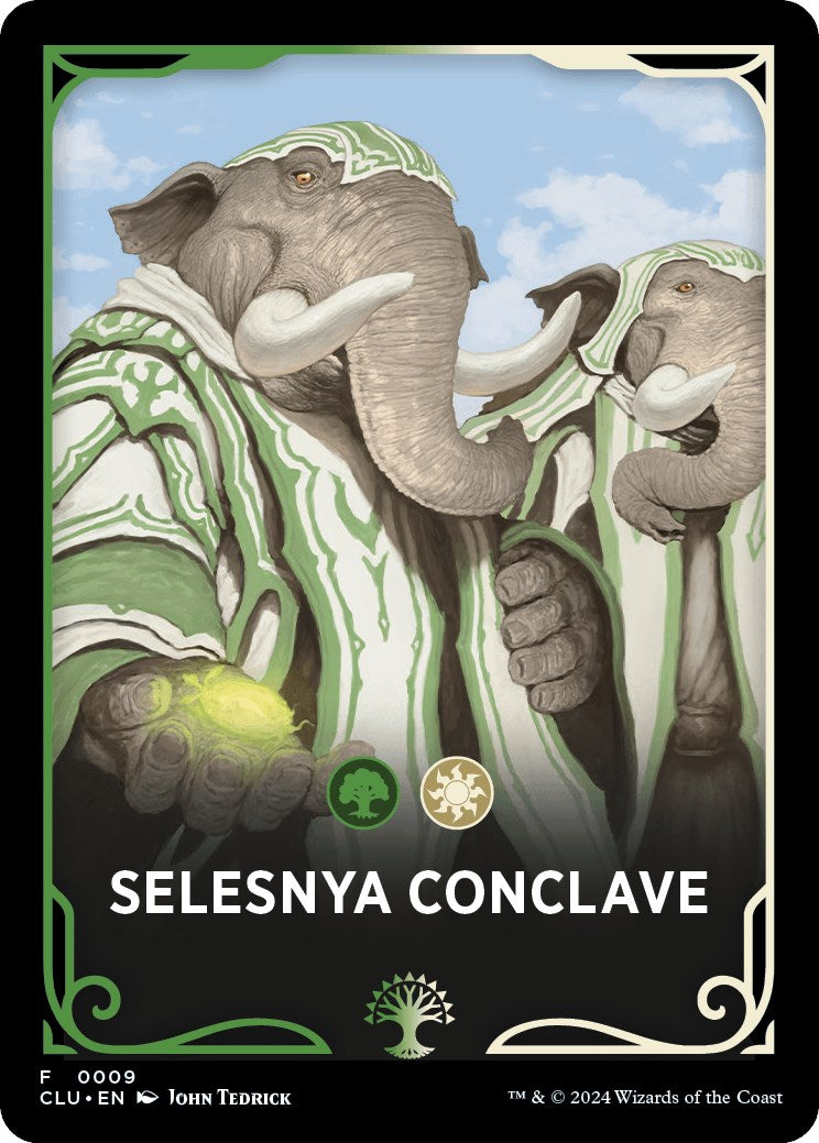 Selesnya Conclave Theme Card [Ravnica: Clue Edition Tokens] | Jack's On Queen