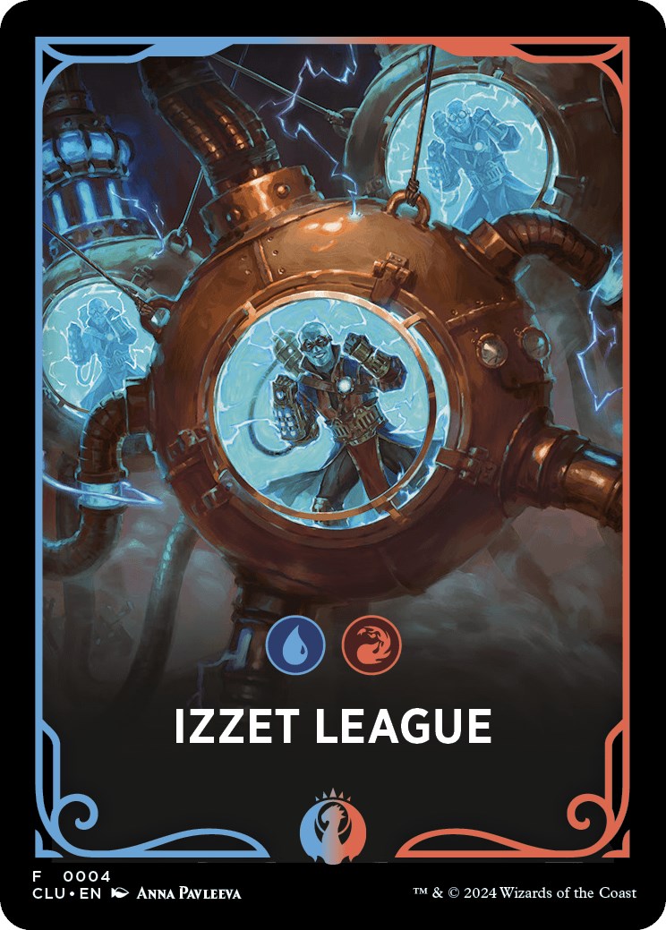 Izzet League Theme Card [Ravnica: Clue Edition Tokens] | Jack's On Queen