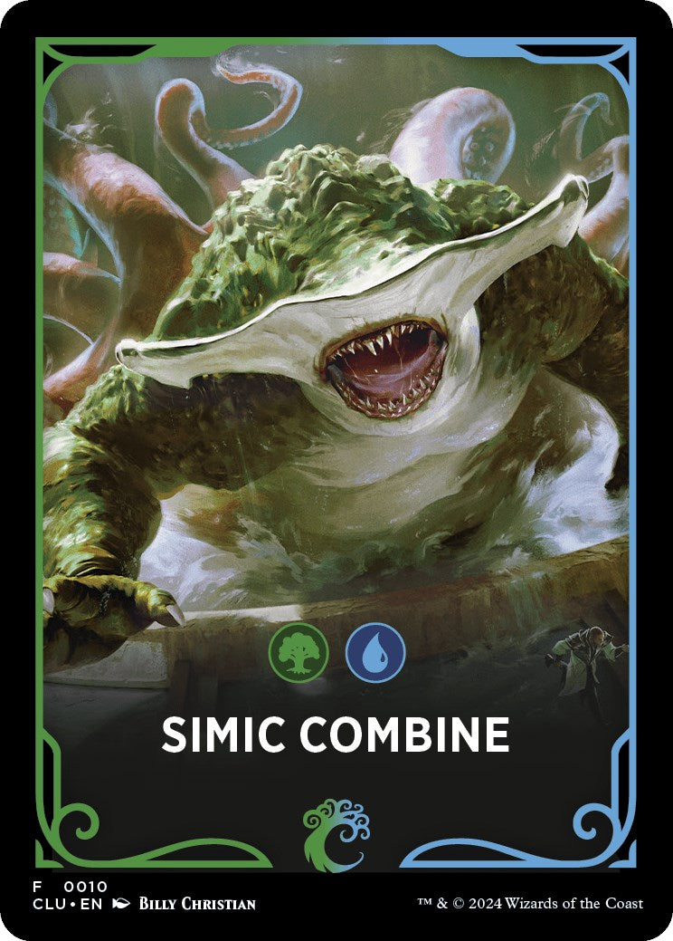 Simic Combine Theme Card [Ravnica: Clue Edition Tokens] | Jack's On Queen
