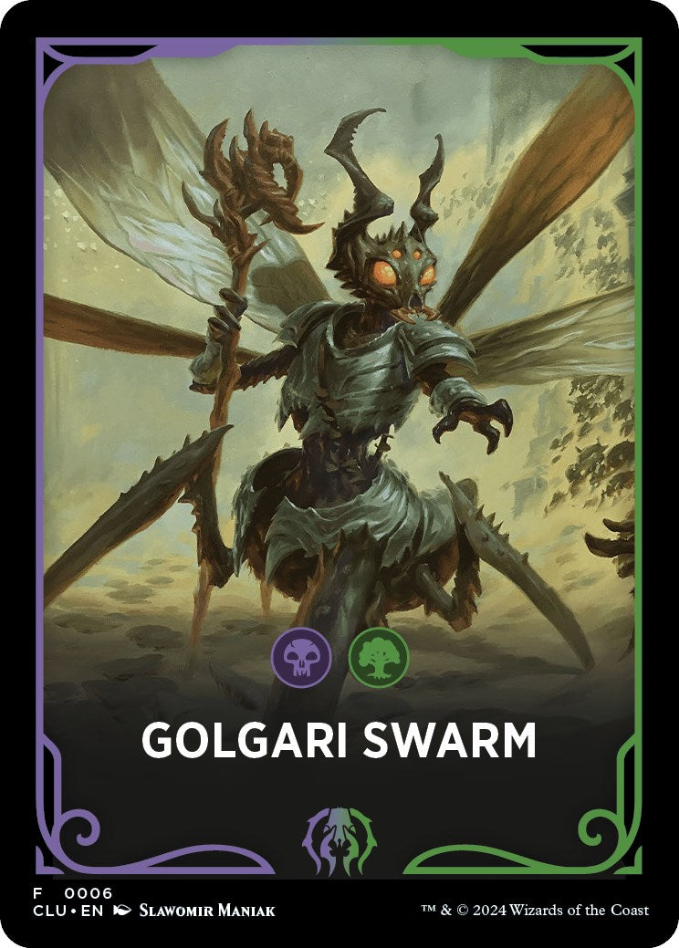Golgari Swarm Theme Card [Ravnica: Clue Edition Tokens] | Jack's On Queen
