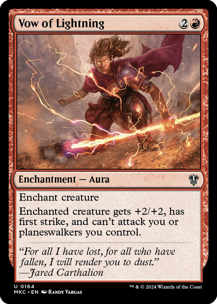 Vow of Lightning [Murders at Karlov Manor Commander] | Jack's On Queen