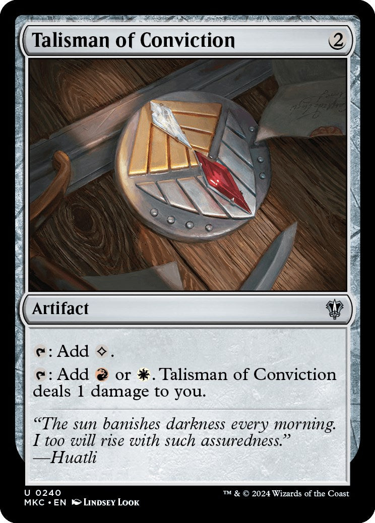 Talisman of Conviction [Murders at Karlov Manor Commander] | Jack's On Queen