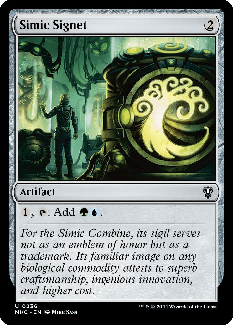 Simic Signet [Murders at Karlov Manor Commander] | Jack's On Queen
