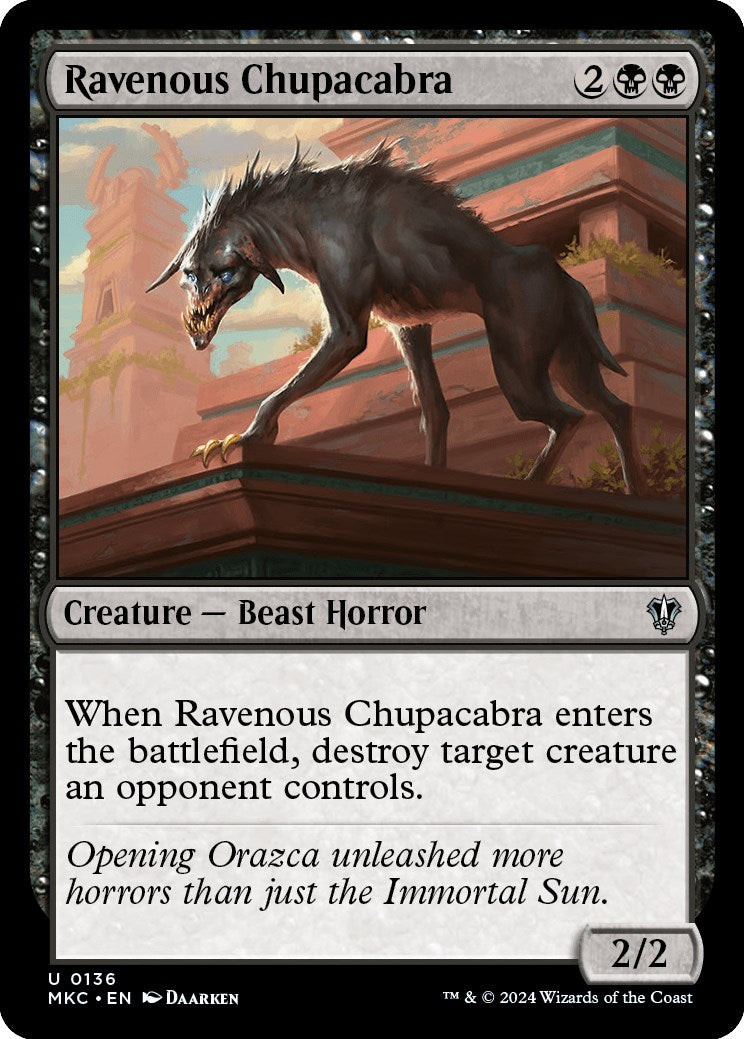 Ravenous Chupacabra [Murders at Karlov Manor Commander] | Jack's On Queen