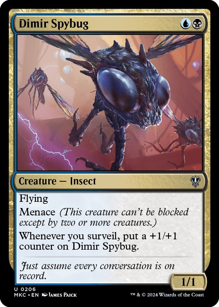 Dimir Spybug [Murders at Karlov Manor Commander] | Jack's On Queen