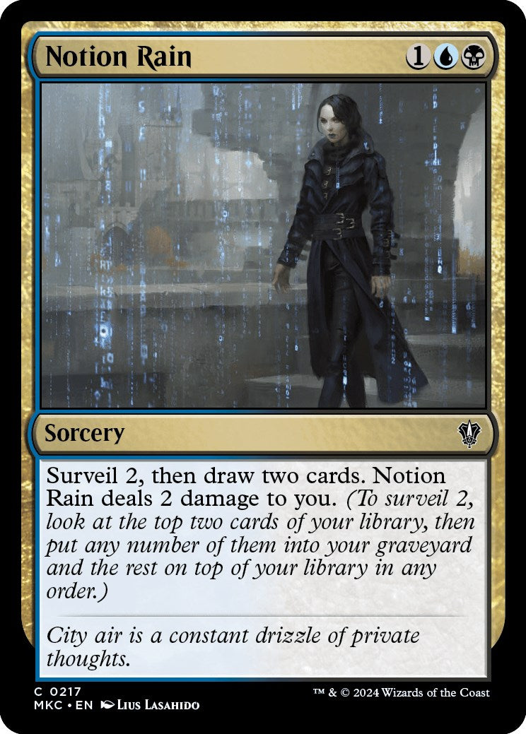 Notion Rain [Murders at Karlov Manor Commander] | Jack's On Queen