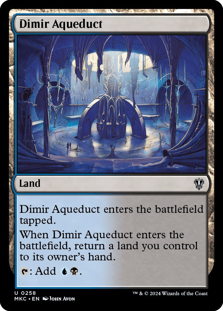 Dimir Aqueduct [Murders at Karlov Manor Commander] | Jack's On Queen