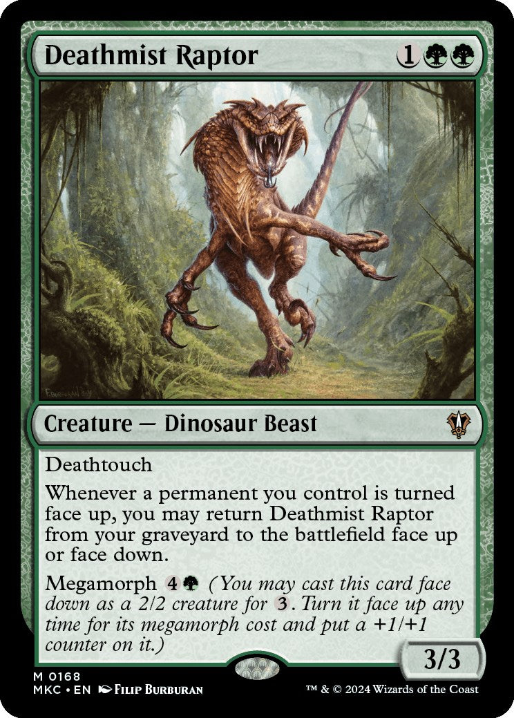 Deathmist Raptor [Murders at Karlov Manor Commander] | Jack's On Queen