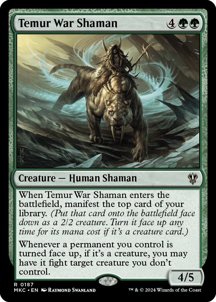 Temur War Shaman [Murders at Karlov Manor Commander] | Jack's On Queen